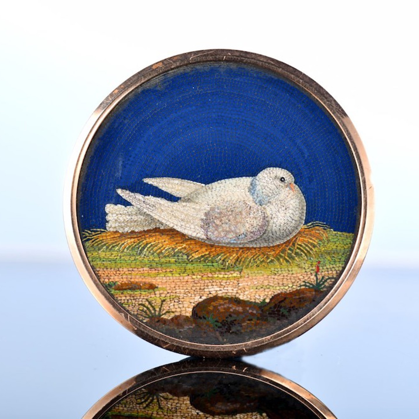 Micro Mosaic Plaque. Sold For £6000