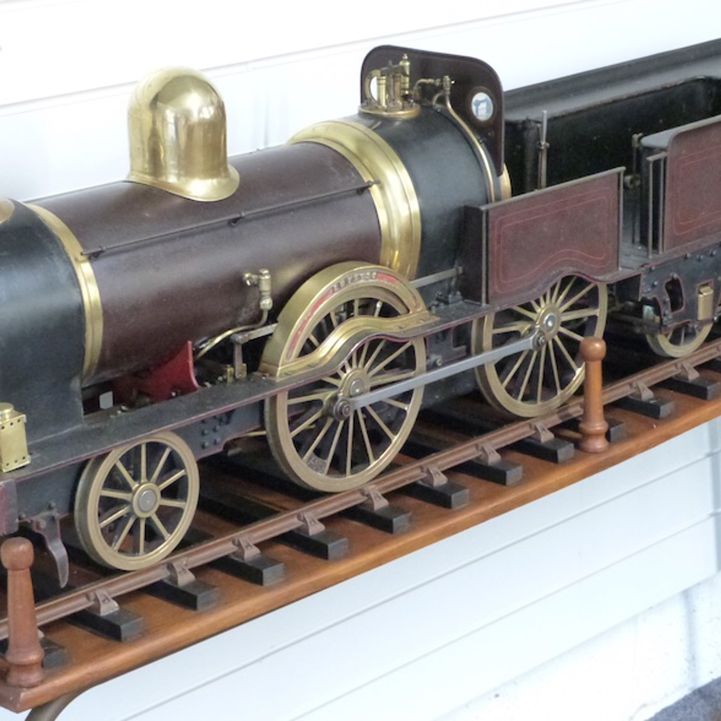 Victorian 8 Inch Gauge 2 4 0 Live Steam Tender Locomotive Empress Dated 1871 Sold £30,000