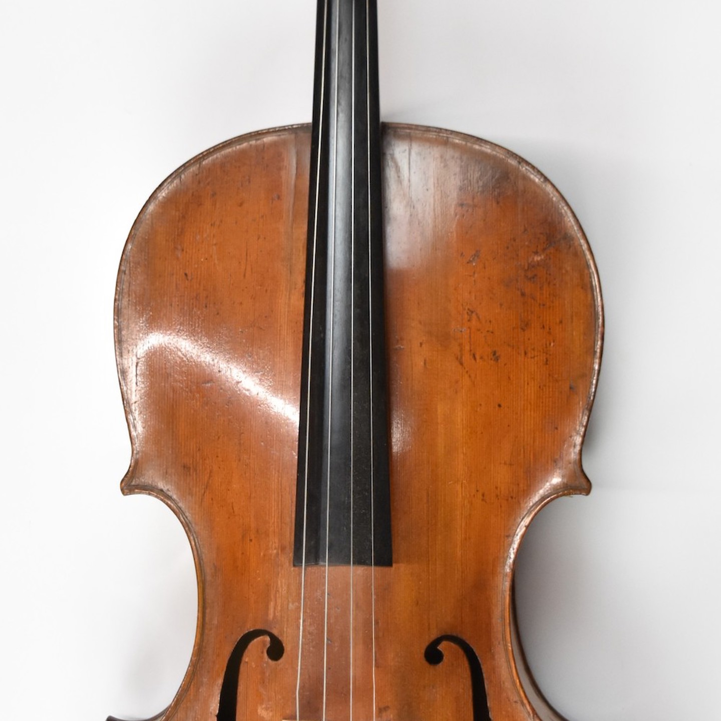 19Thc Single Back Cello With Rosewood Pegs Sold Ś4,600