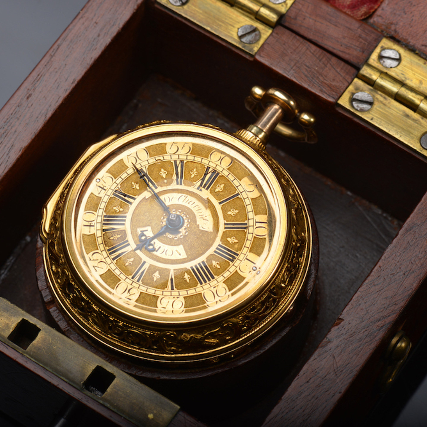 Justin Vulliamy Gold Pair Cased Quarter Repeater Pocket Watch. Sold For £3,900