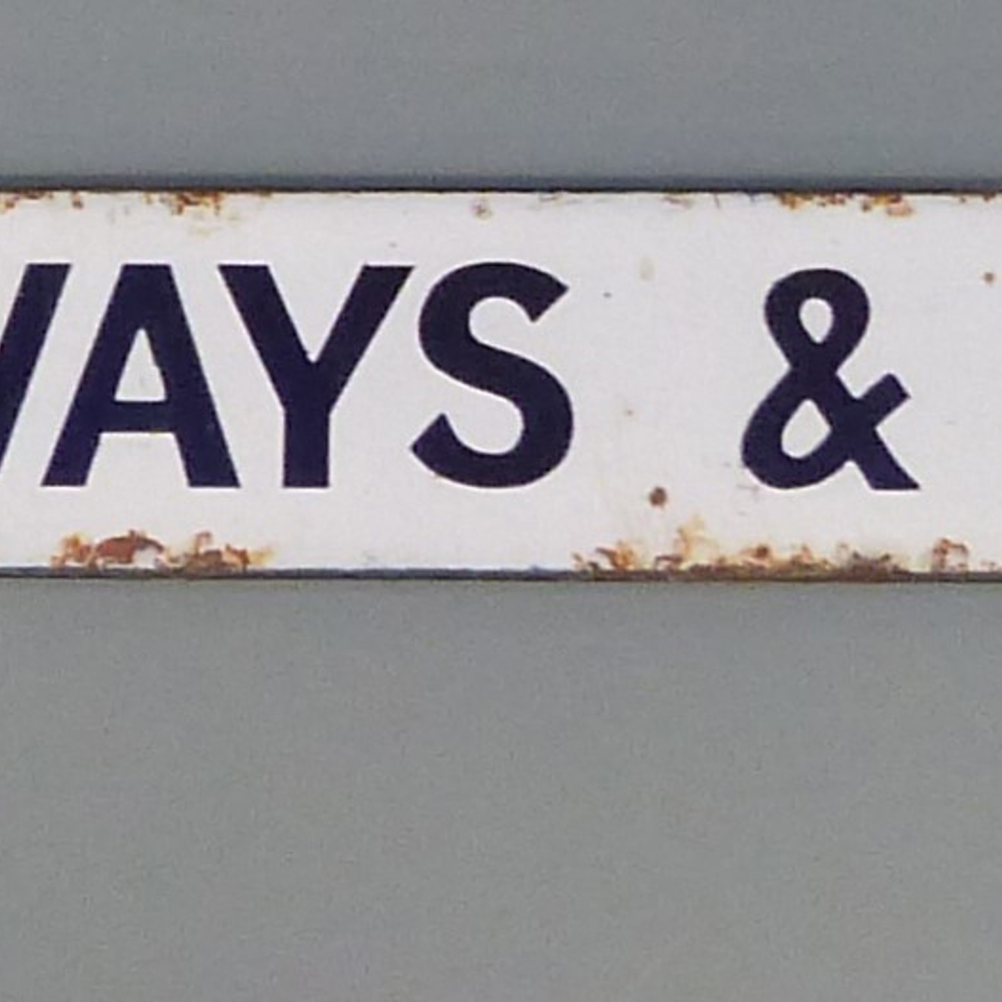 An Enamel Signpanel 'The Bristol Tramways & Carriage Co. Ltd. Sold For £420